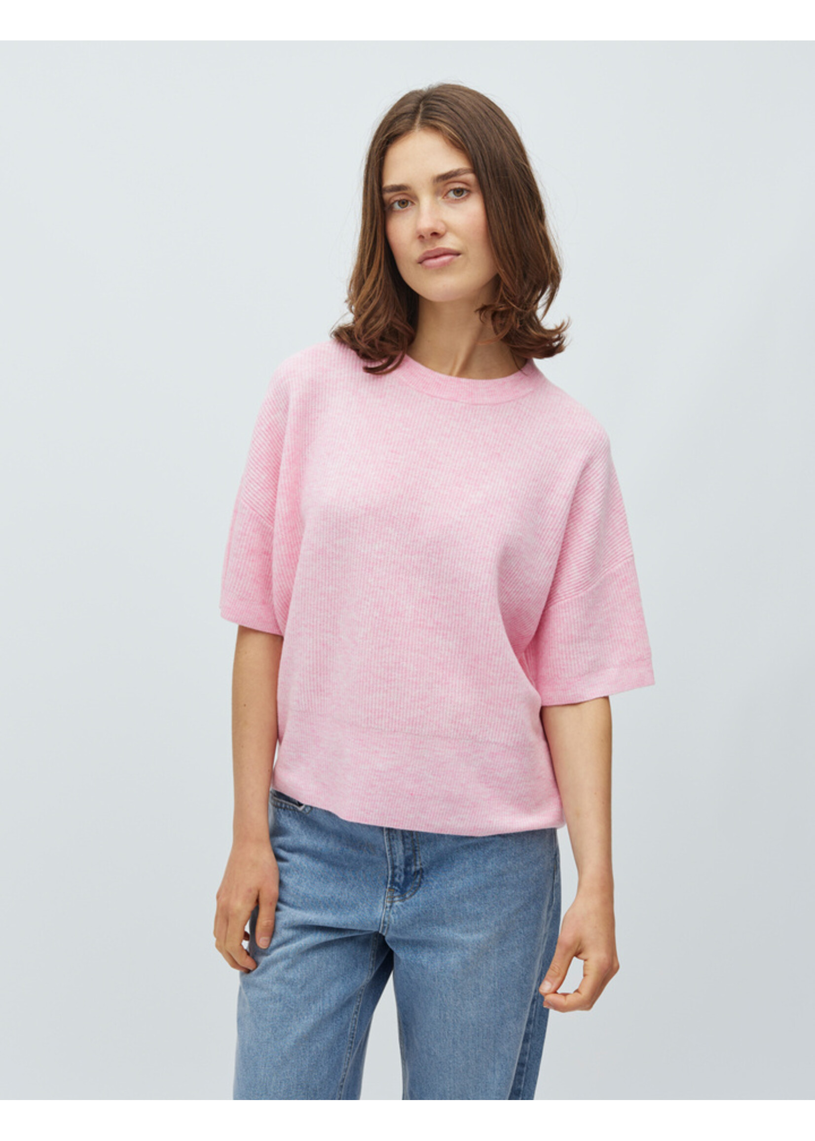 MbyM M-GILLIAN KNIT SS  BEGONIA PINK MEL