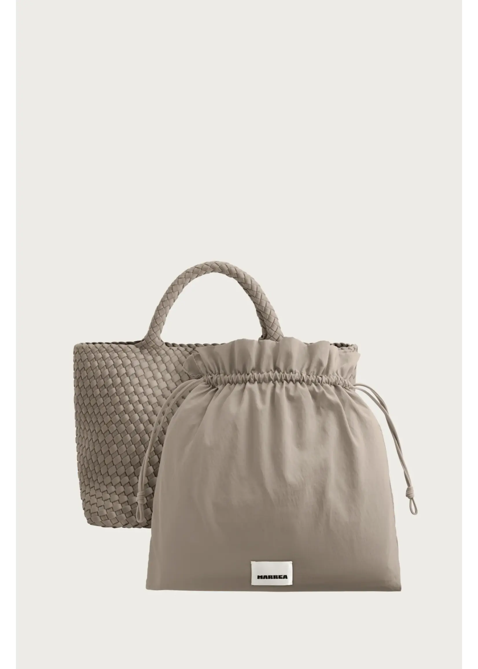 MARREA MA HANDTAS  MEDIUM TAUPE SECRET