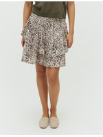 MbyM M-VILDEA SKIRT LYNX PRINT GREY