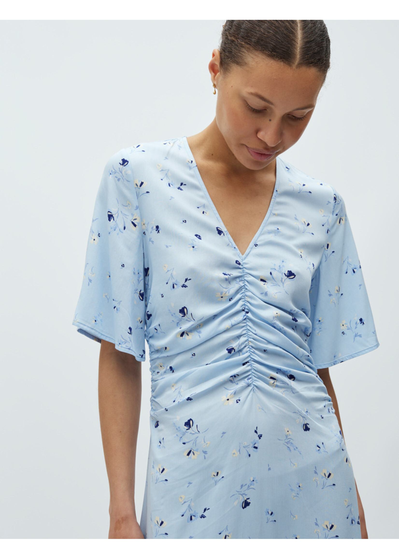 MbyM M-INEYA SS DRESS LUPIR PRINT BLUE