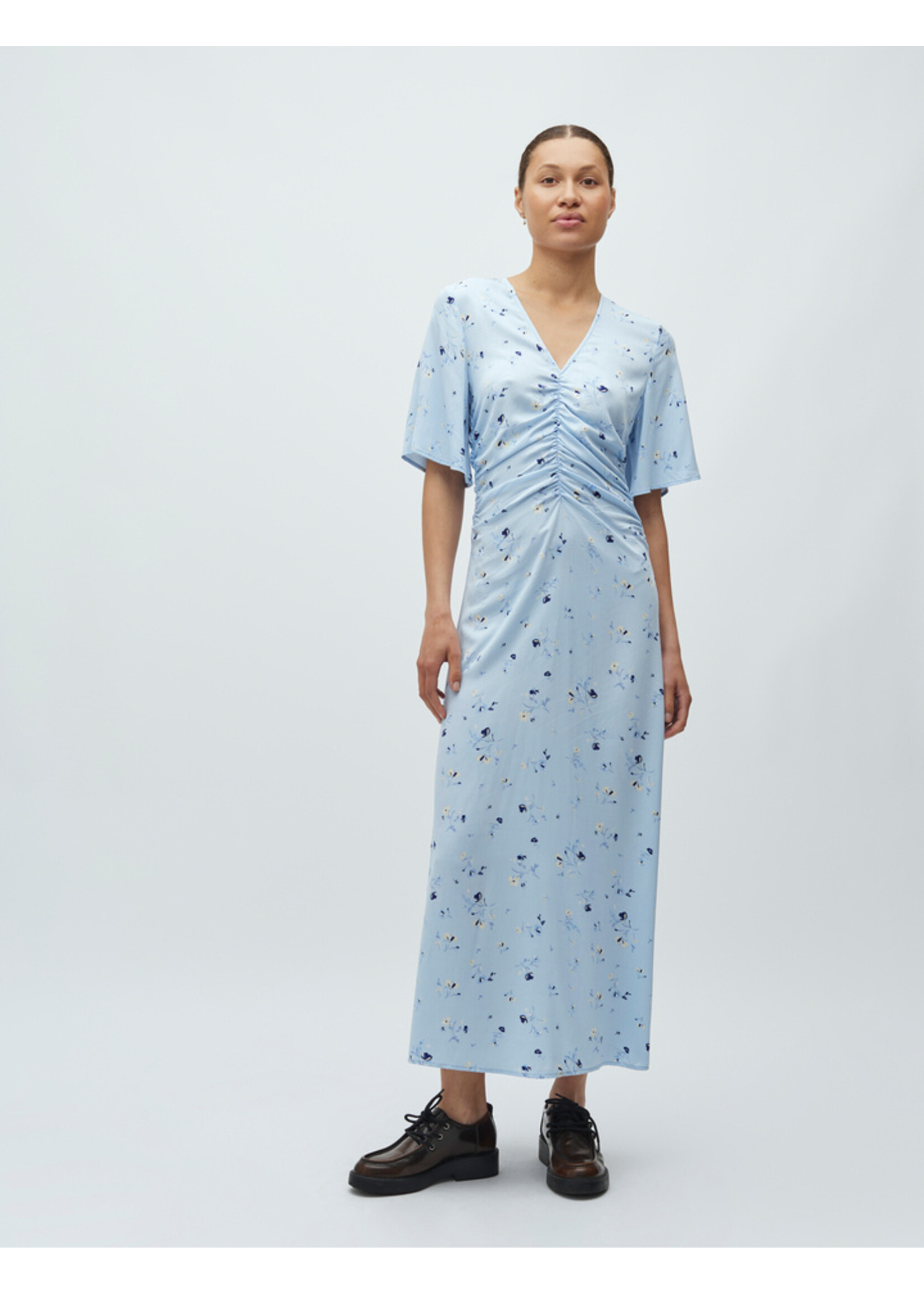 MbyM M-INEYA SS DRESS LUPIR PRINT BLUE