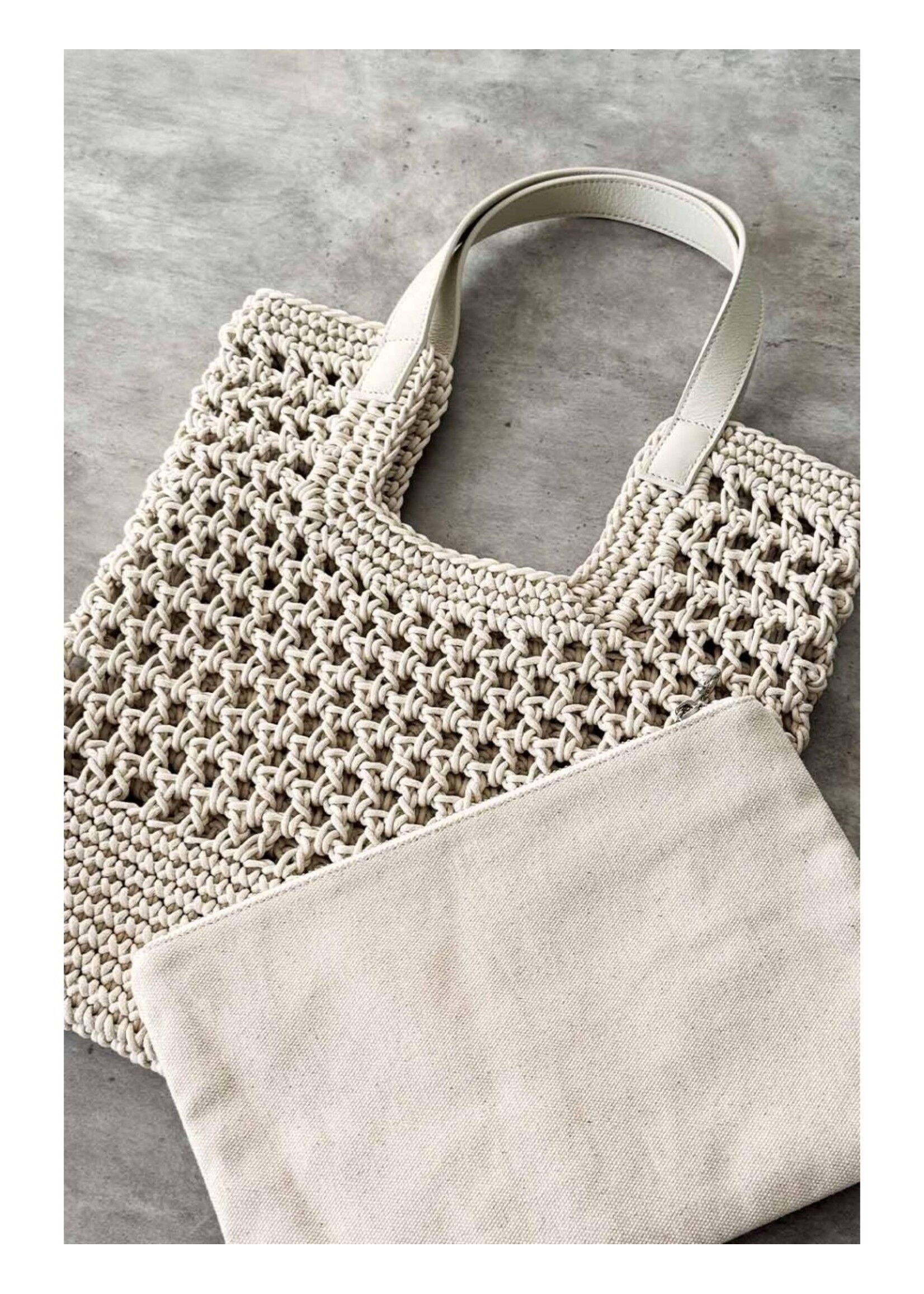 MUS & BOMBON MBB NYMA BAG WHITE