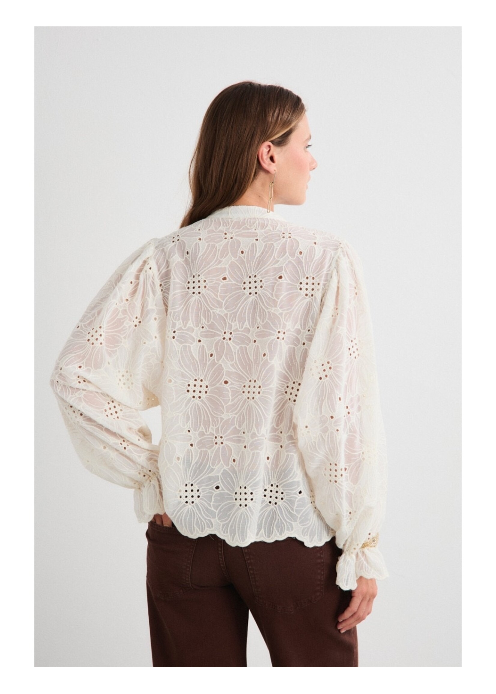 MUS & BOMBON MBB EVELIA BLOUSE WHITE