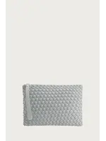 MARREA MA CLUTCH SILVER SANDSHELL