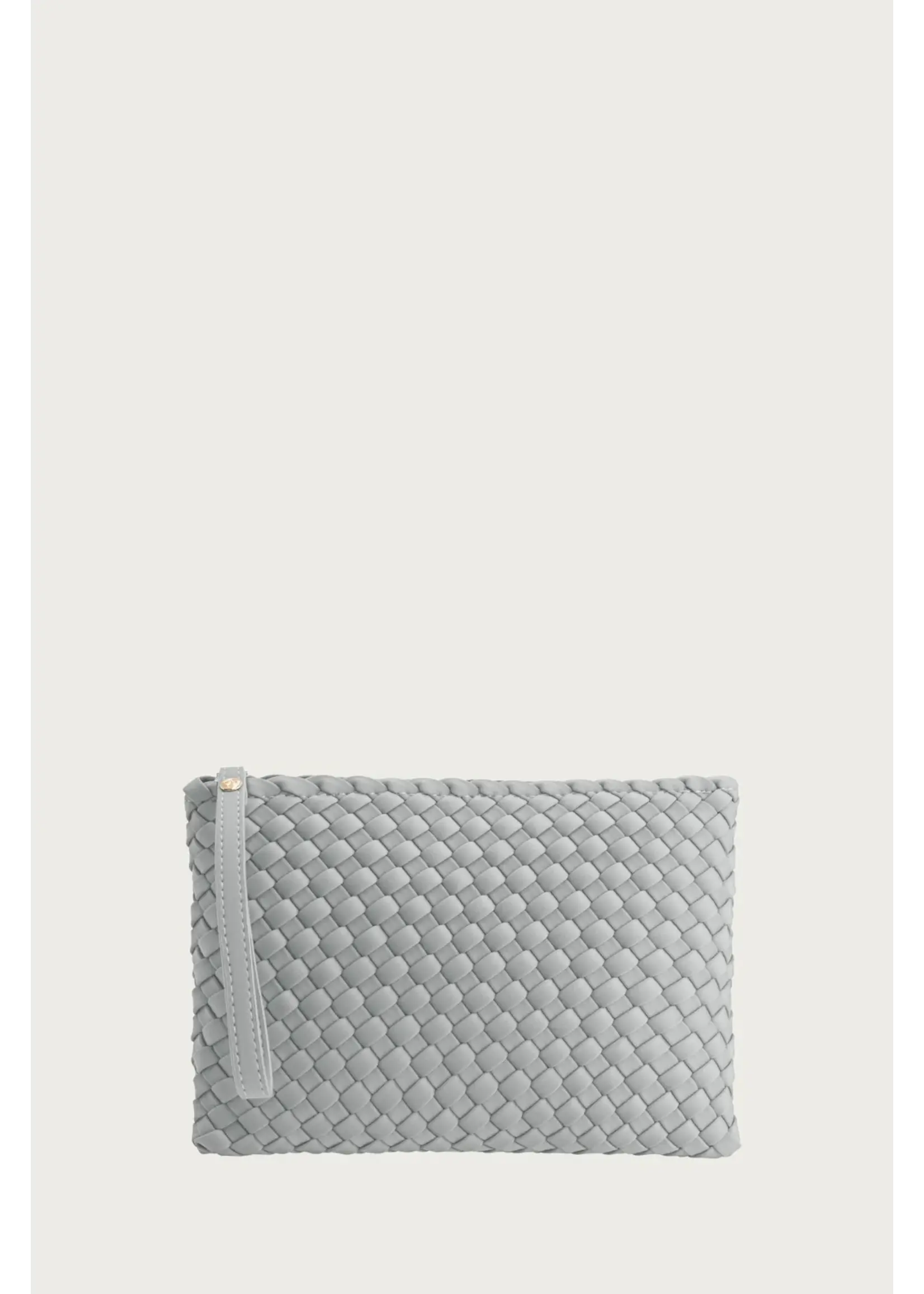MARREA MA CLUTCH SILVER SANDSHELL