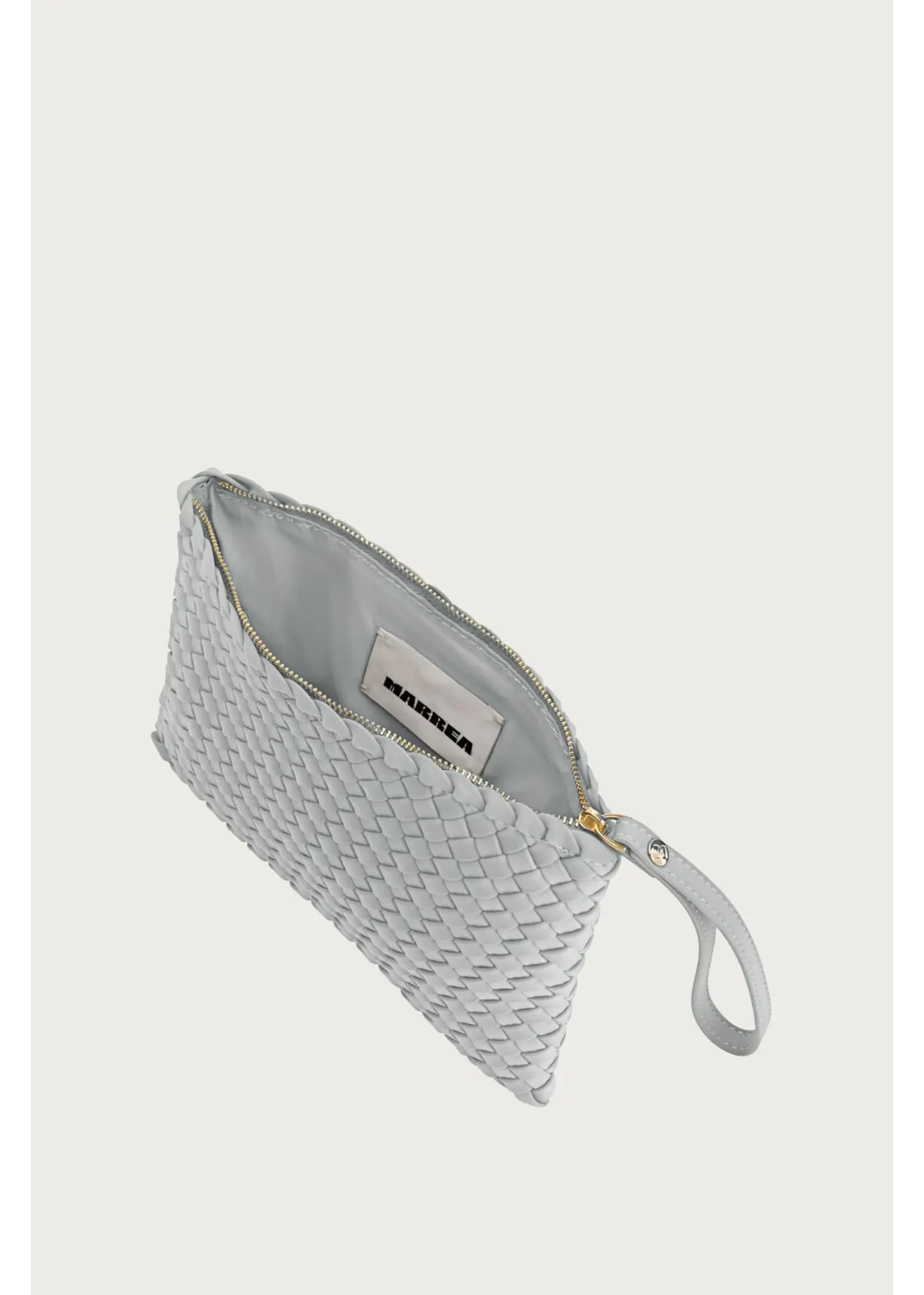 MARREA MA CLUTCH SILVER SANDSHELL