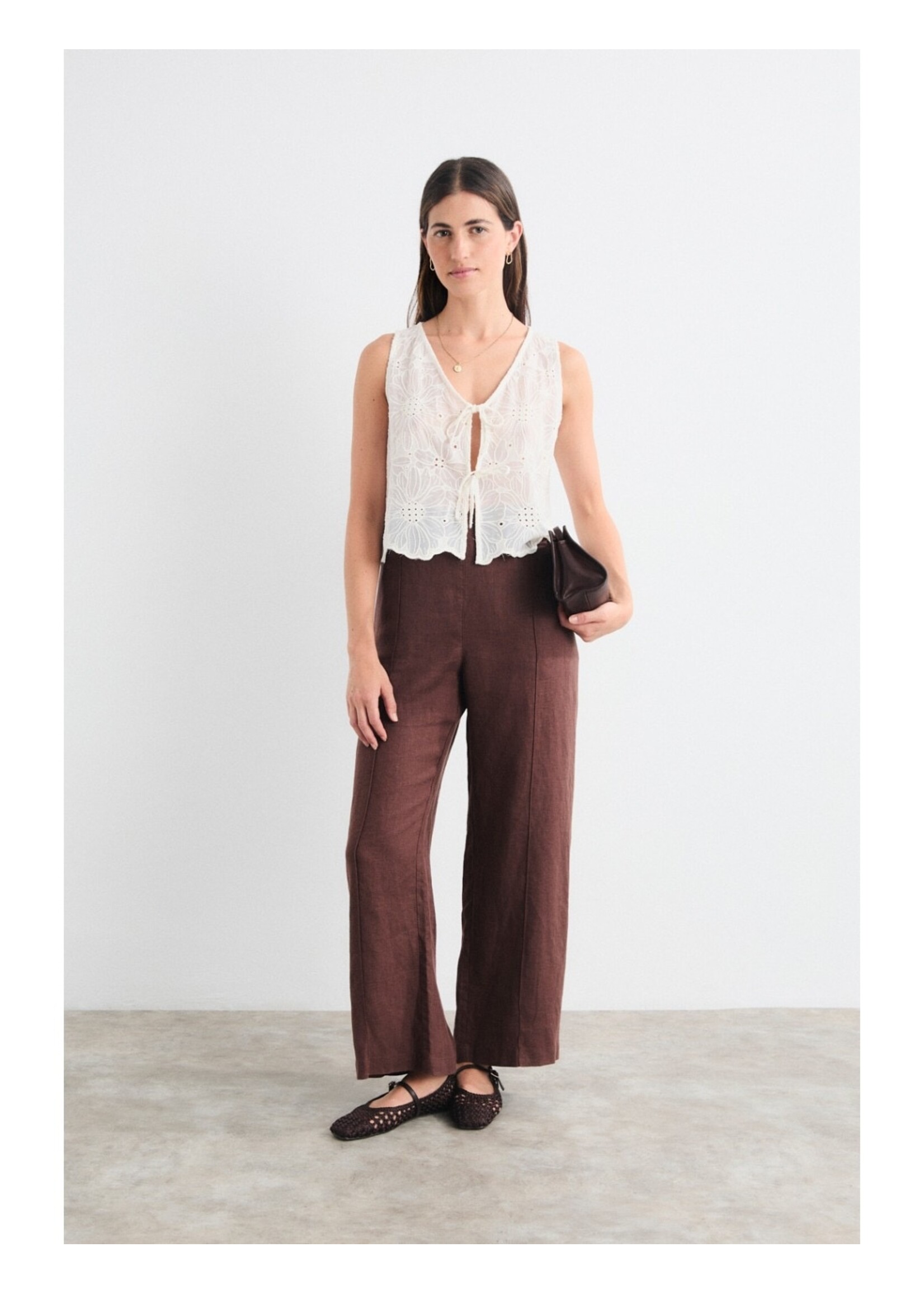 MUS & BOMBON MBB EVELIA VEST WHITE