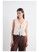 MUS & BOMBON MBB EVELIA VEST WHITE
