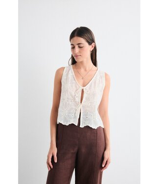 MUS & BOMBON MBB EVELIA VEST WHITE