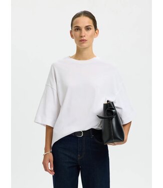 SELECTED FEMME SLFCOOLWOMAN 2/4 OVERSIZED TEE