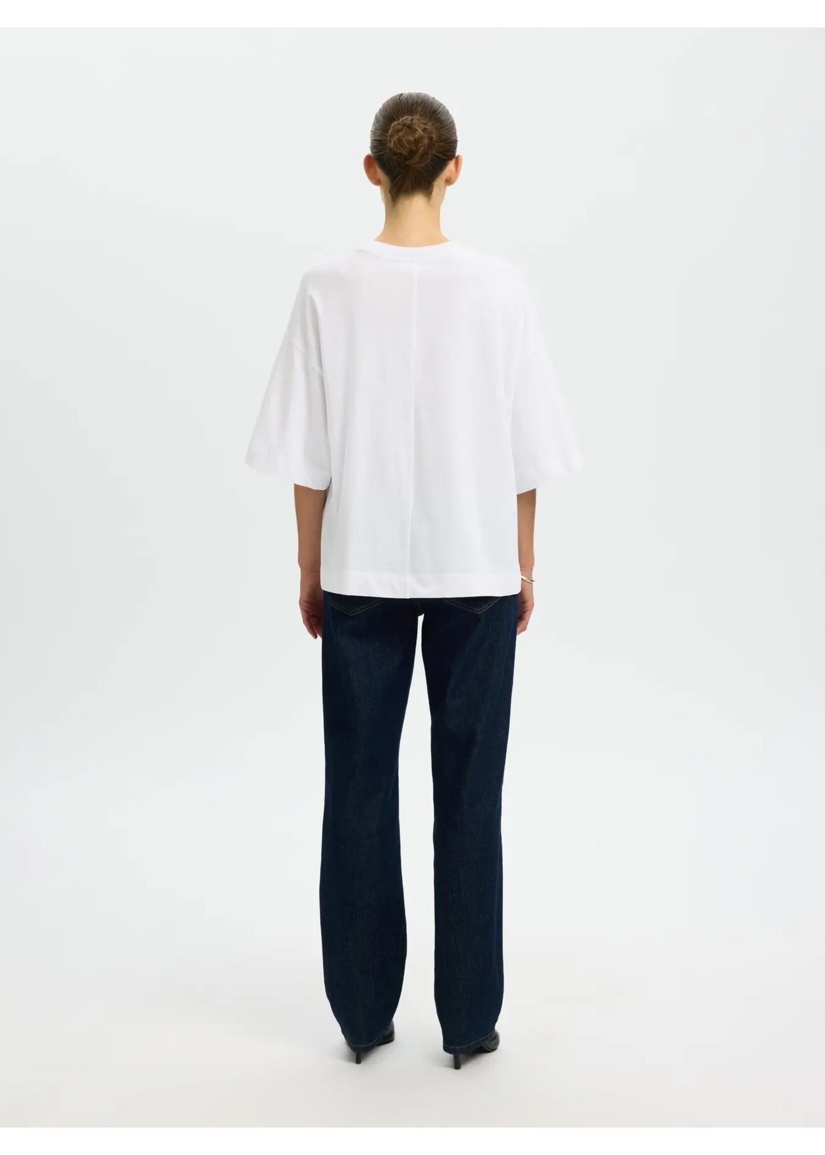 SELECTED FEMME SLFCOOLWOMAN 2/4 OVERSIZED TEE