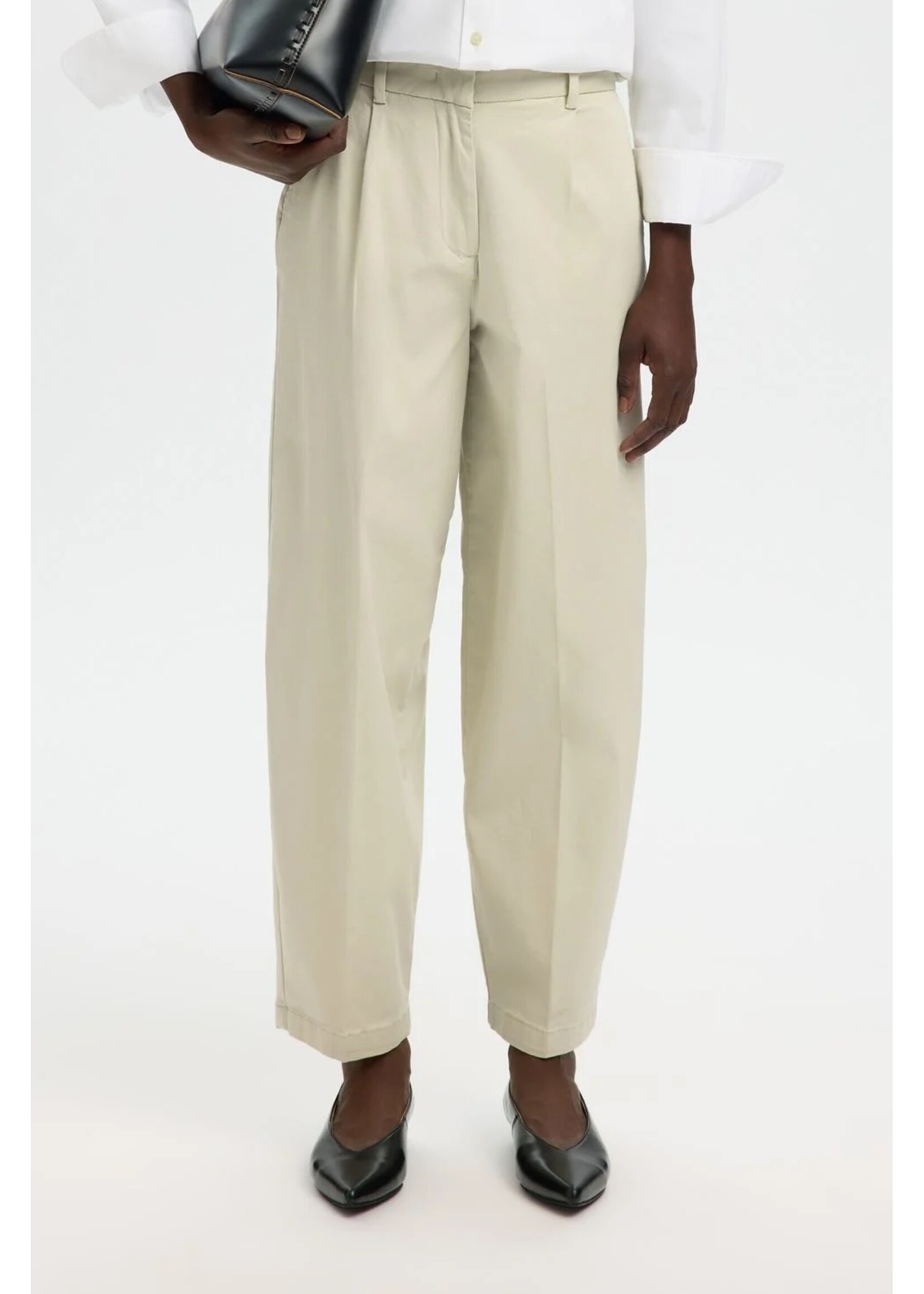 SELECTED FEMME SLWBARREL MILLE HW PANT NOOS MOONSTRUCK