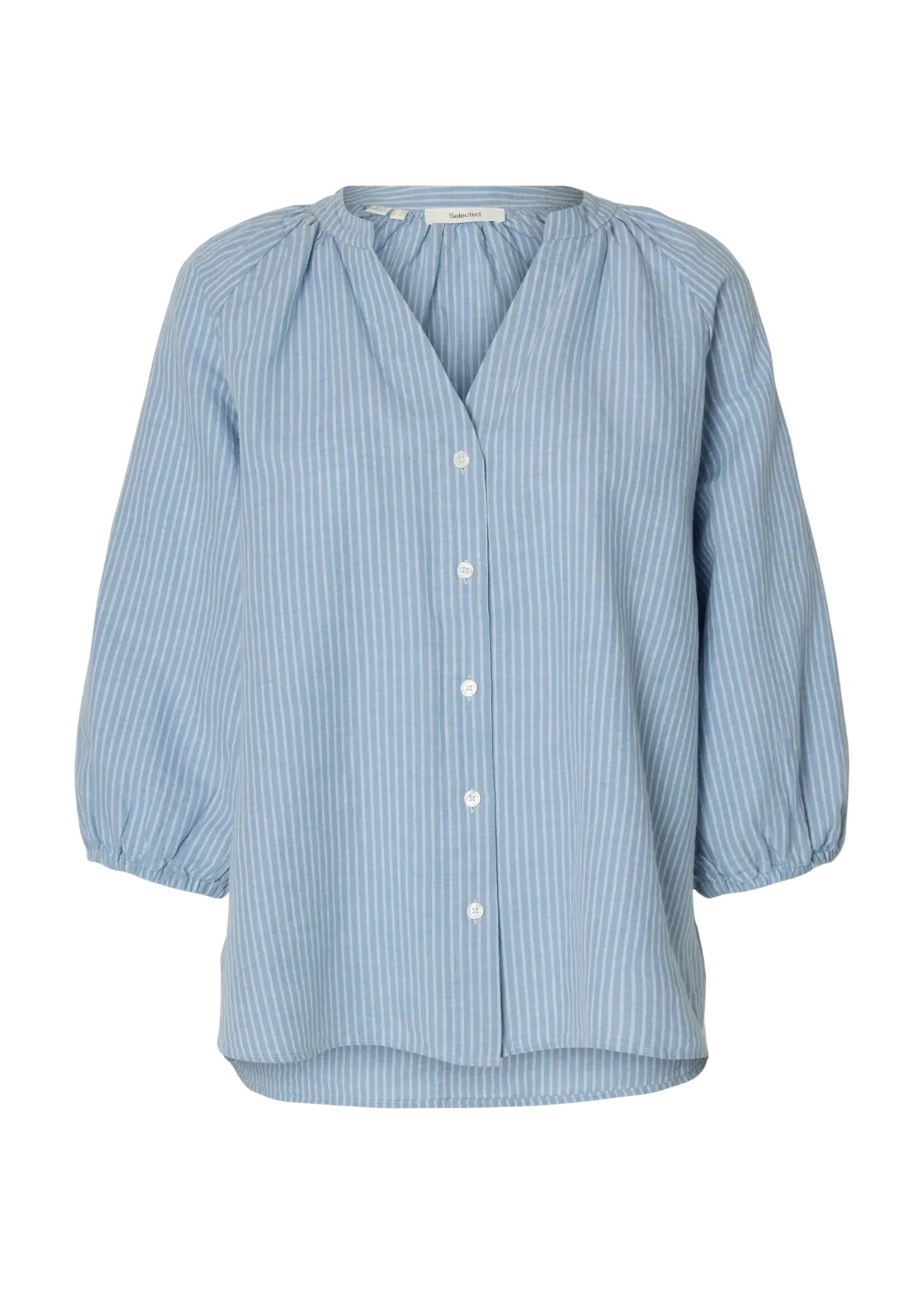 SELECTED FEMME SLWCLEO-ALBERTA LINEN SHIRT NOOS