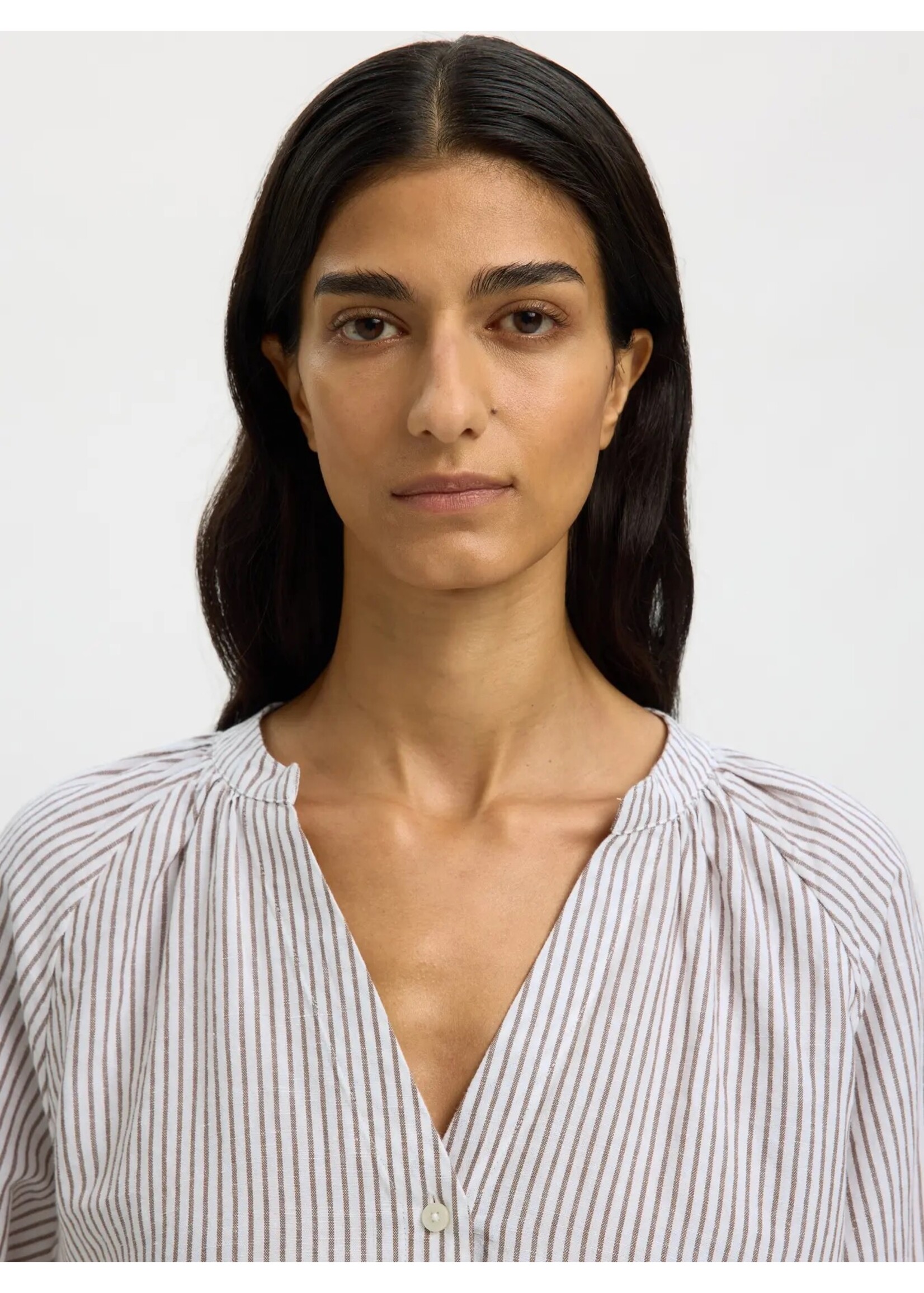 SELECTED FEMME SLWCLEO-ALBERTA LINEN SHIRT NOOS