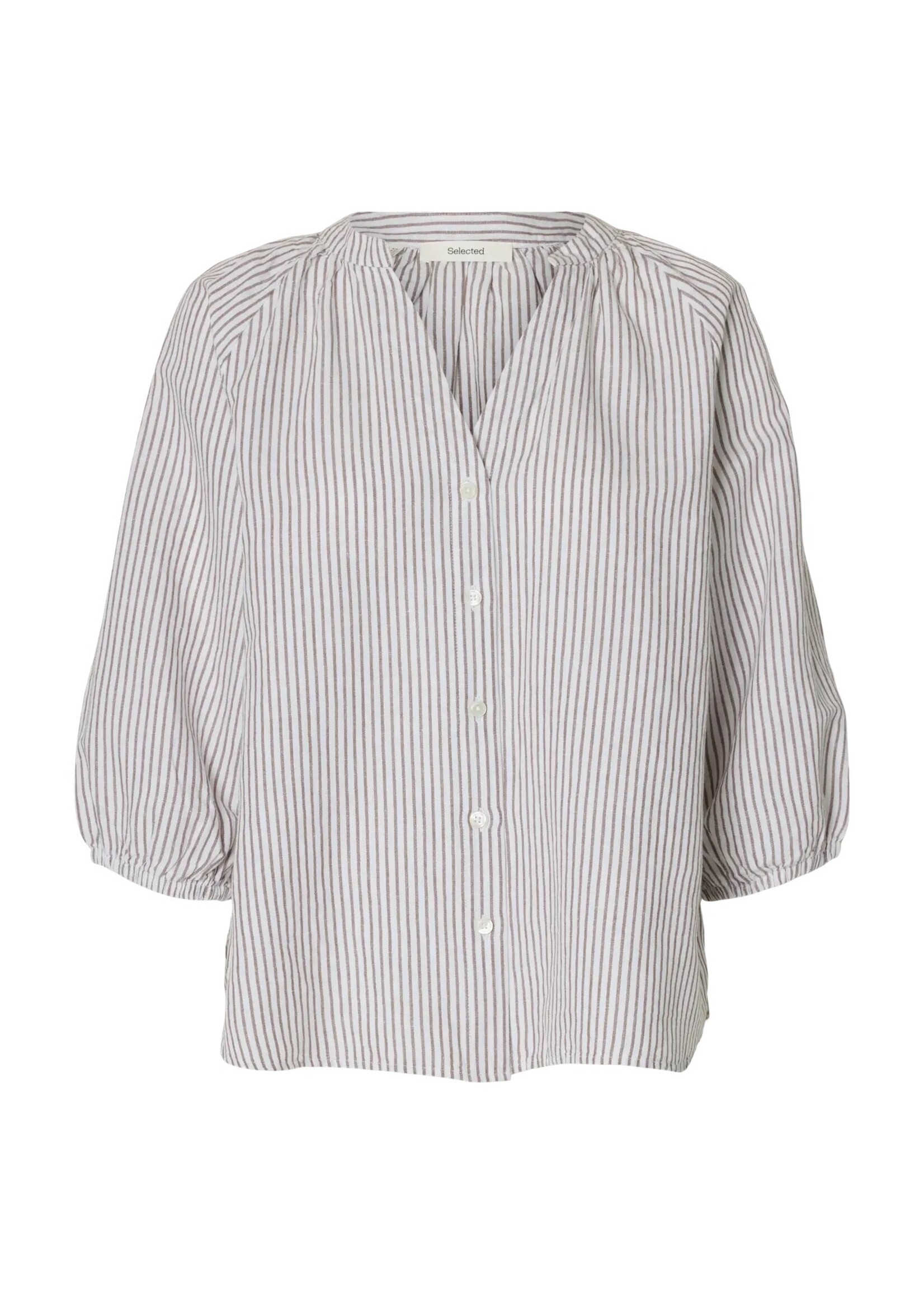 SELECTED FEMME SLWCLEO-ALBERTA LINEN SHIRT NOOS