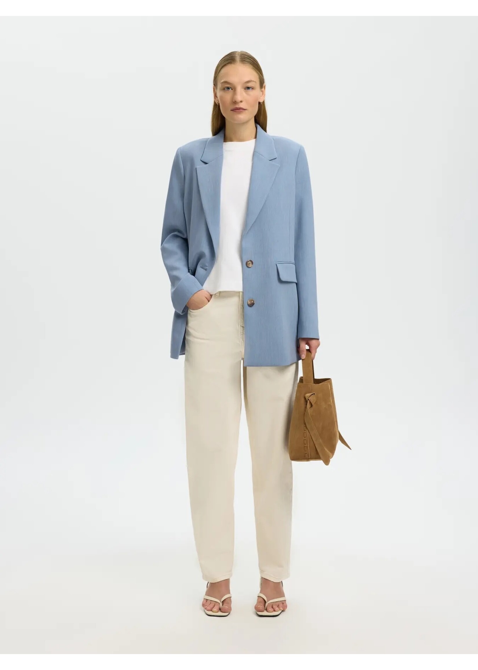 SELECTED FEMME SLWRITA RELAXED BLAZER MEL NOOS