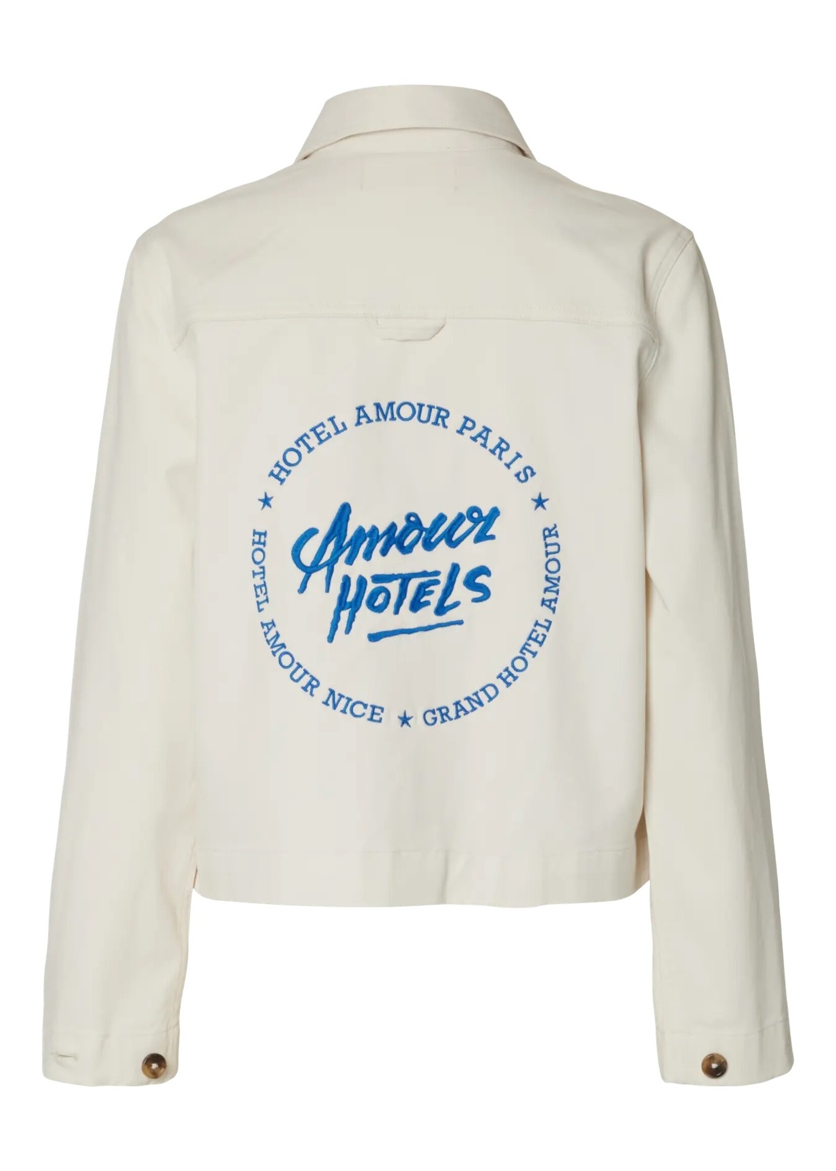 SELECTED FEMME SLFRELAXED HOTEL AMOUR JACKET EGRET