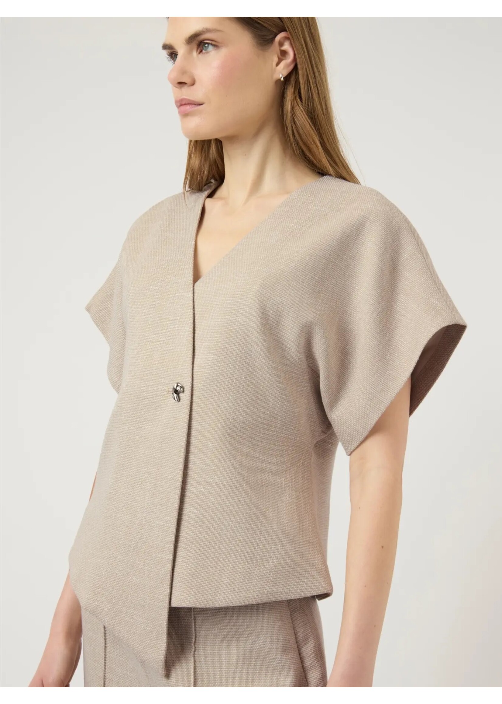 YAS YASCOMRA SL BLAZER OATMEAL