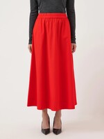 YAS YASCOLEA HW ANKLE SKIRT NOOS FIERY RED