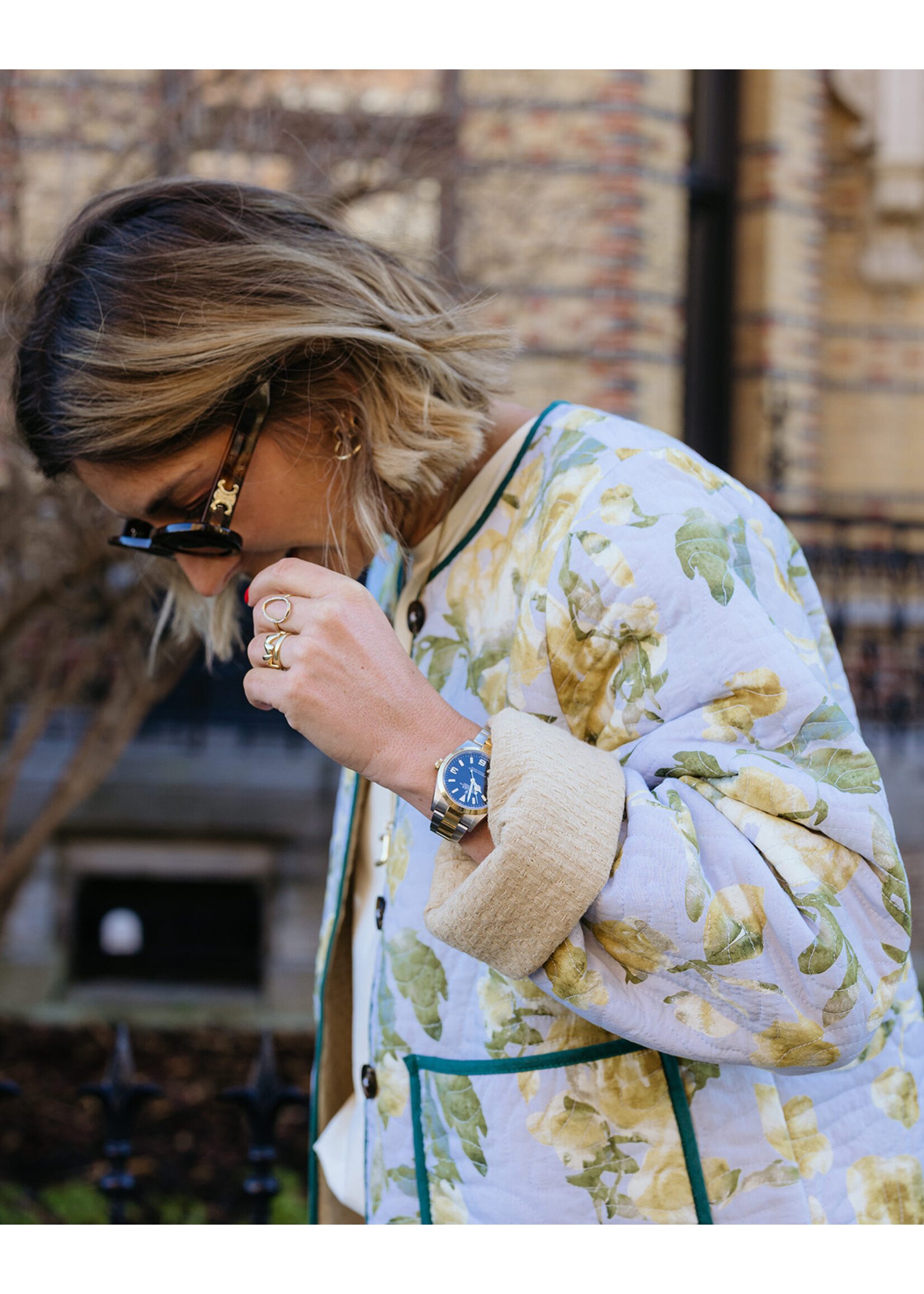 YAS YASMATIRA LS QUILTED JACKET SKYWAY