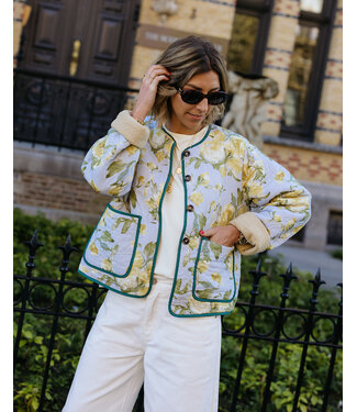 YAS YASMATIRA LS QUILTED JACKET SKYWAY