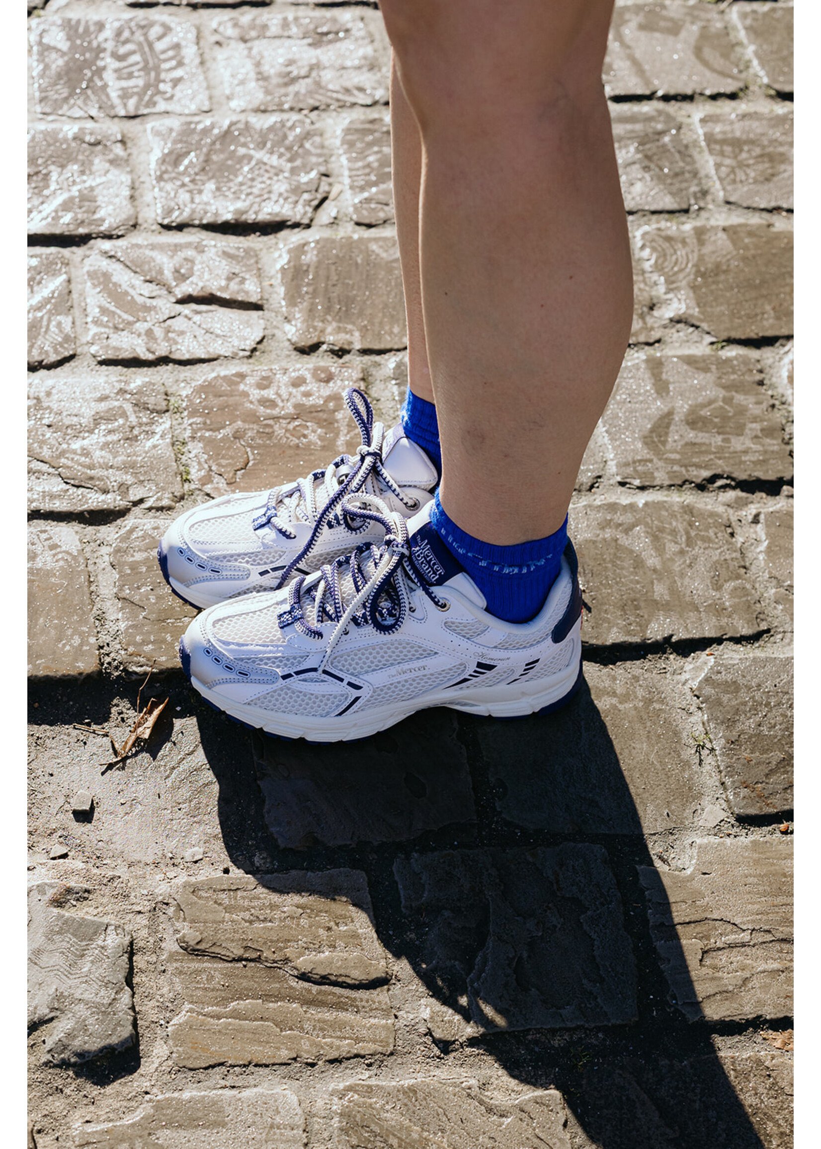 MERCER THE RE-RUN BASEBALL WHITE/BLUE