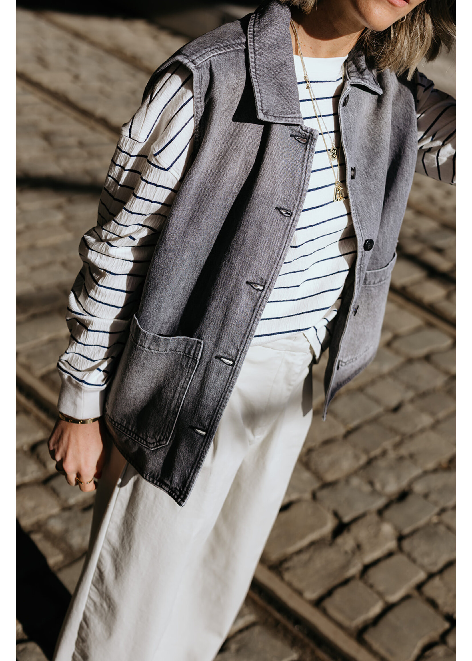 MUS & BOMBON MBB SALANA  SWEATSHIRT NAVY