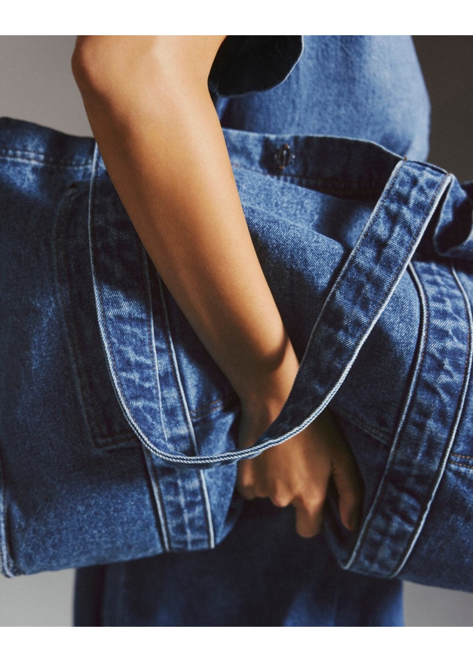 MOSS CPH MSCH DYLAN SHOPPER MID BLUE WASH