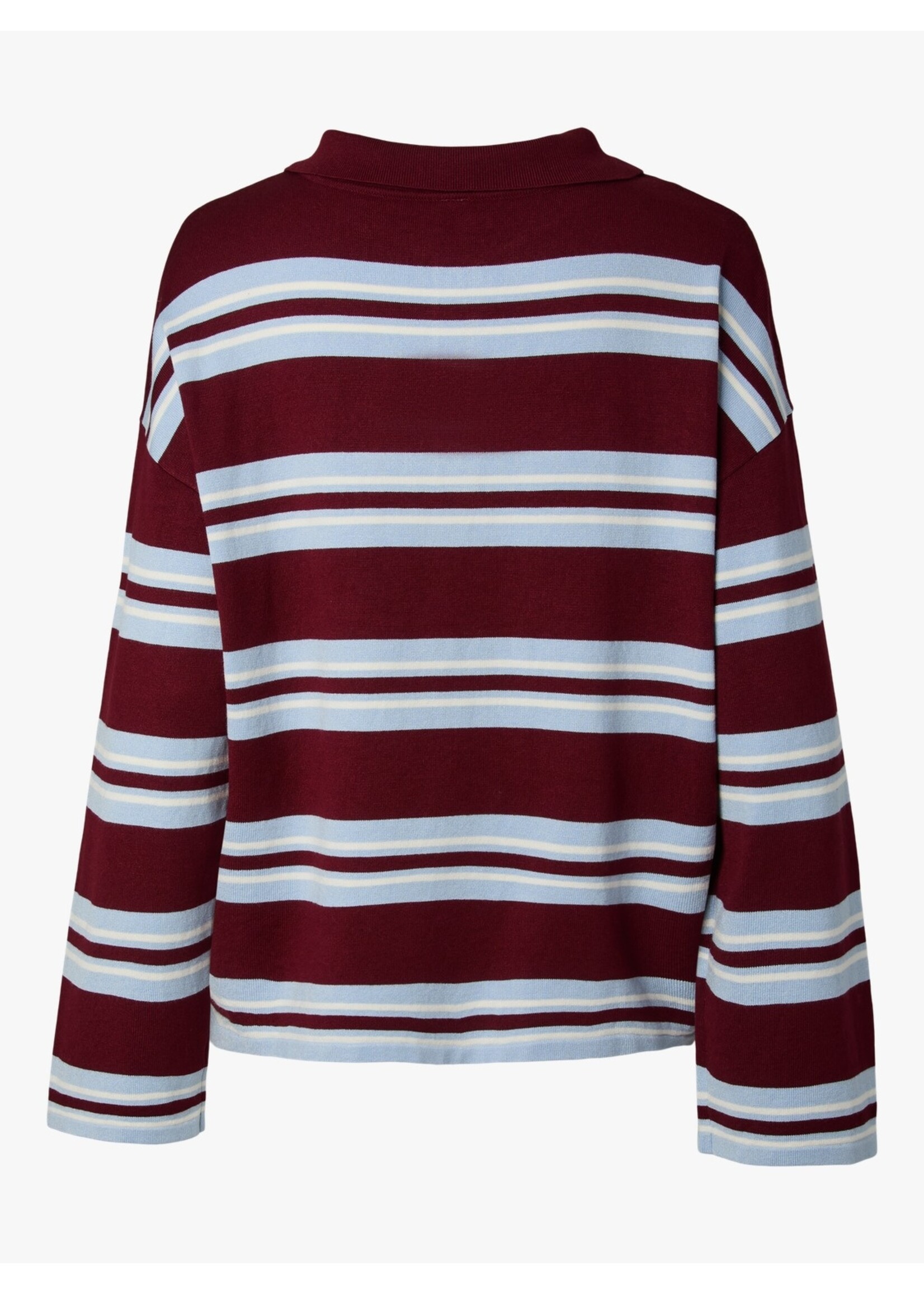 YAS YASMAYLA LS KNIT CARDIGAN MOONLITE MAUVE/STRIPES