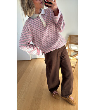 SOFIE SCHNOOR SS TOMARSW TROUSERS DARK BROWN SNOS709
