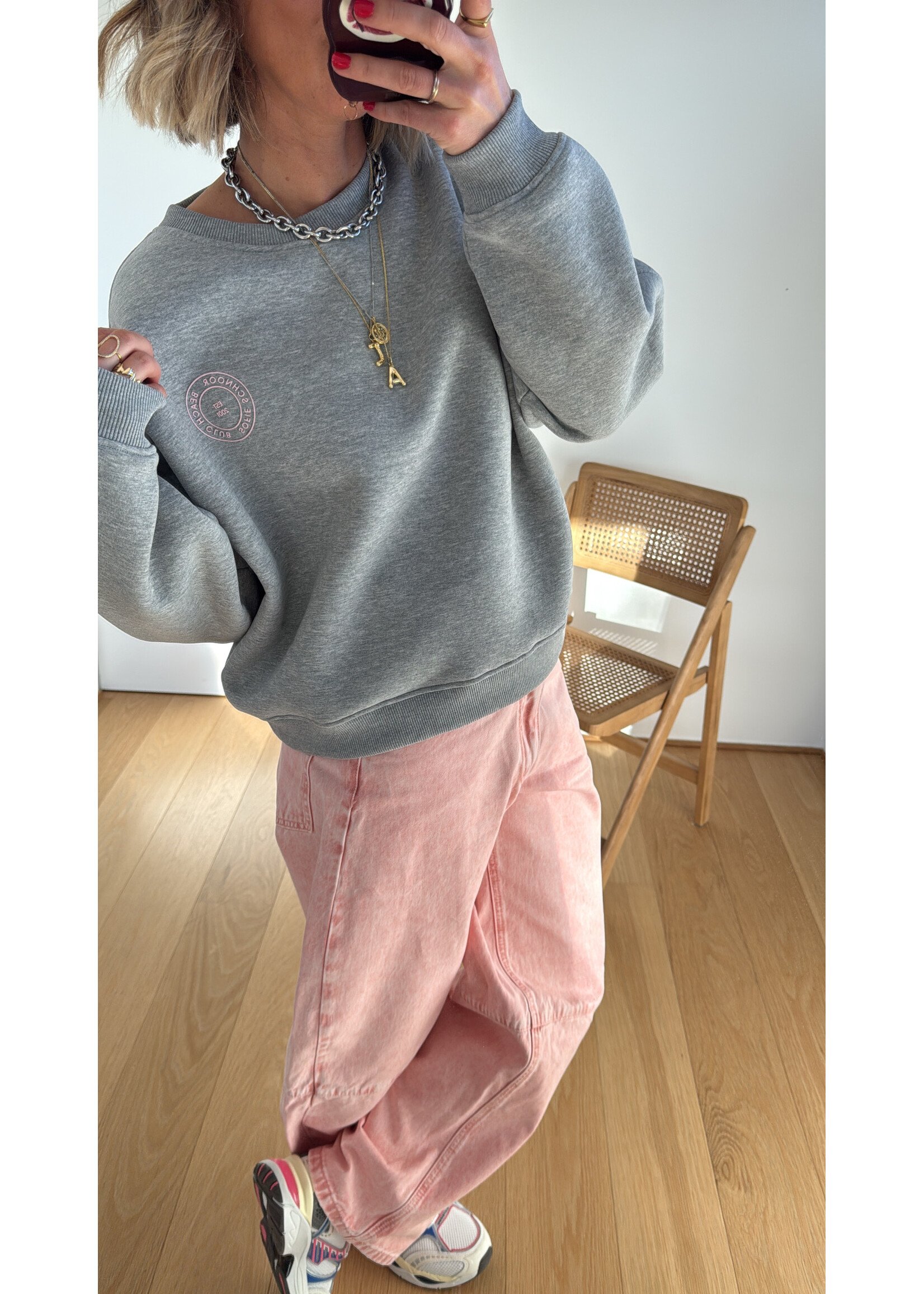 SOFIE SCHNOOR SS ELINSW SWEATSHIRT GREY MEL S261570