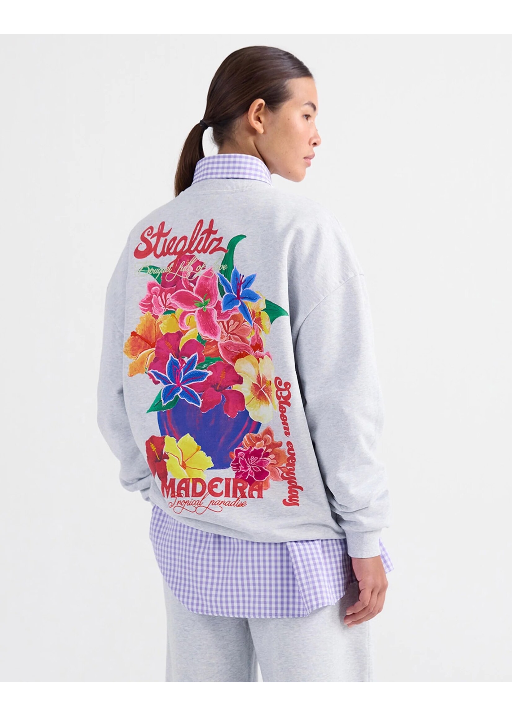 STIEGLITZ ST GLENDA SWEATER GREY MELANGE