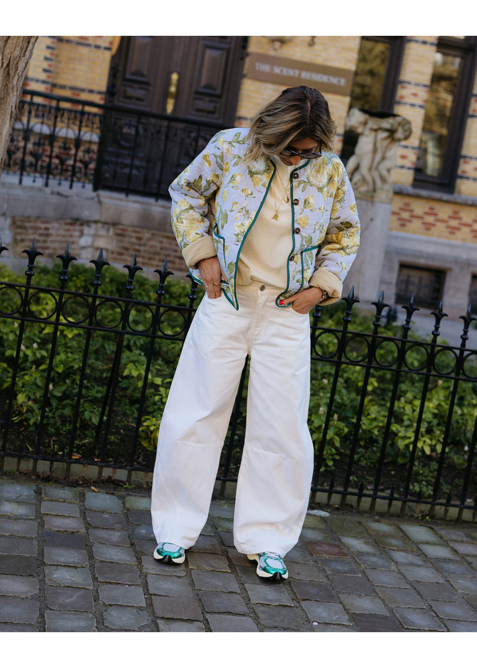 SOFIE SCHNOOR SS TOMARSW TROUSERS OFF WHITE