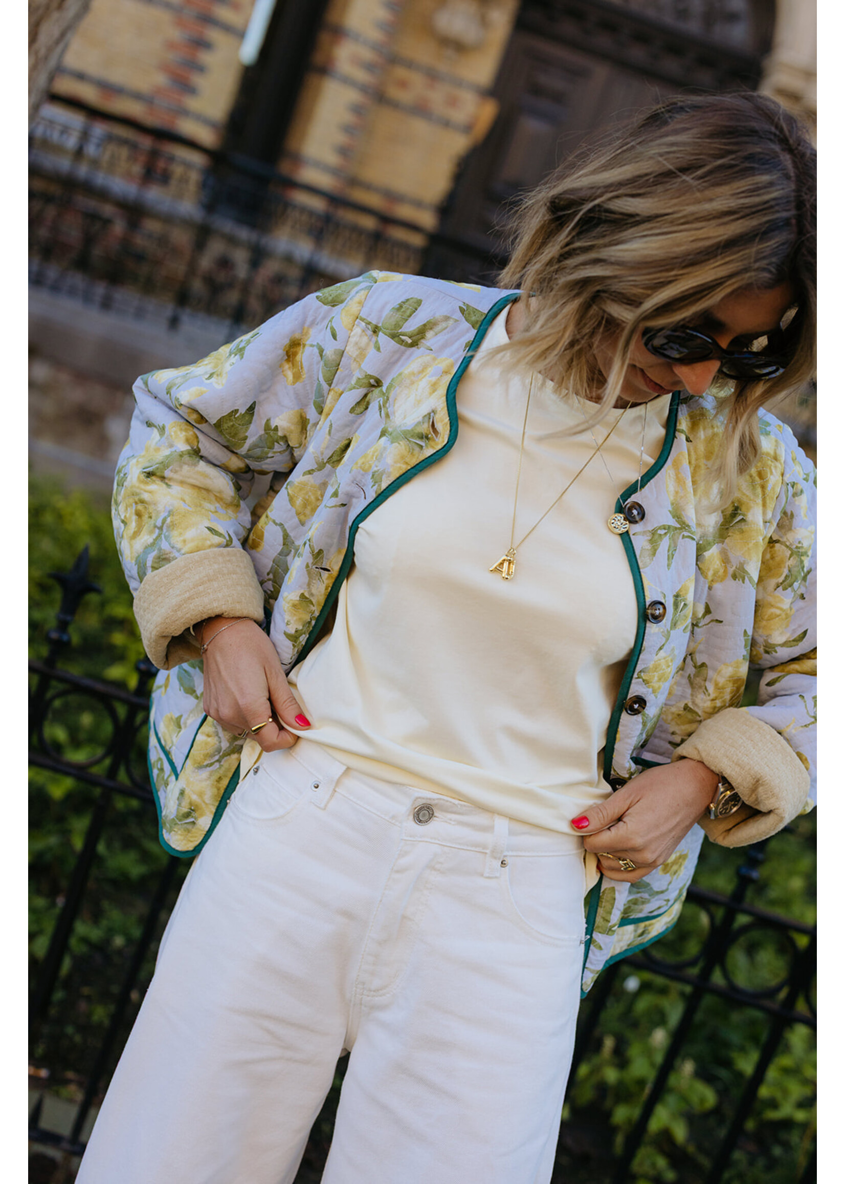 SOFIE SCHNOOR SS TOMARSW TROUSERS OFF WHITE