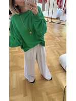 EDITED ED CATALEYA TROUSERS PINK/GREEN STRIPE