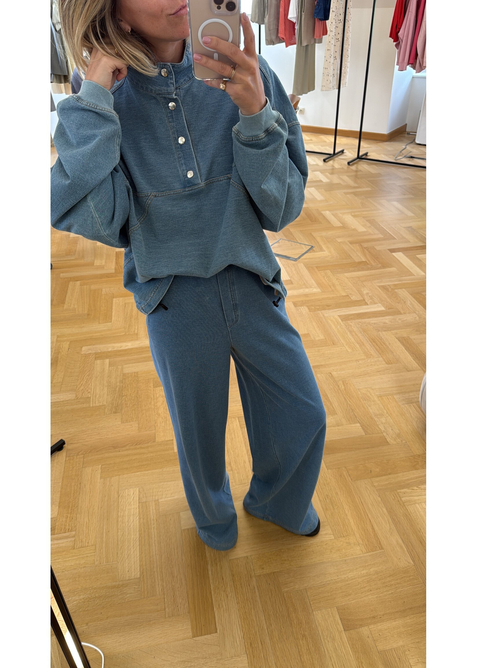 EDITED ED TARAH PANTS DENIM WASH