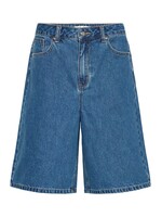 PULZ PZ BRIDGET SHORTS MED BLUE DENIM