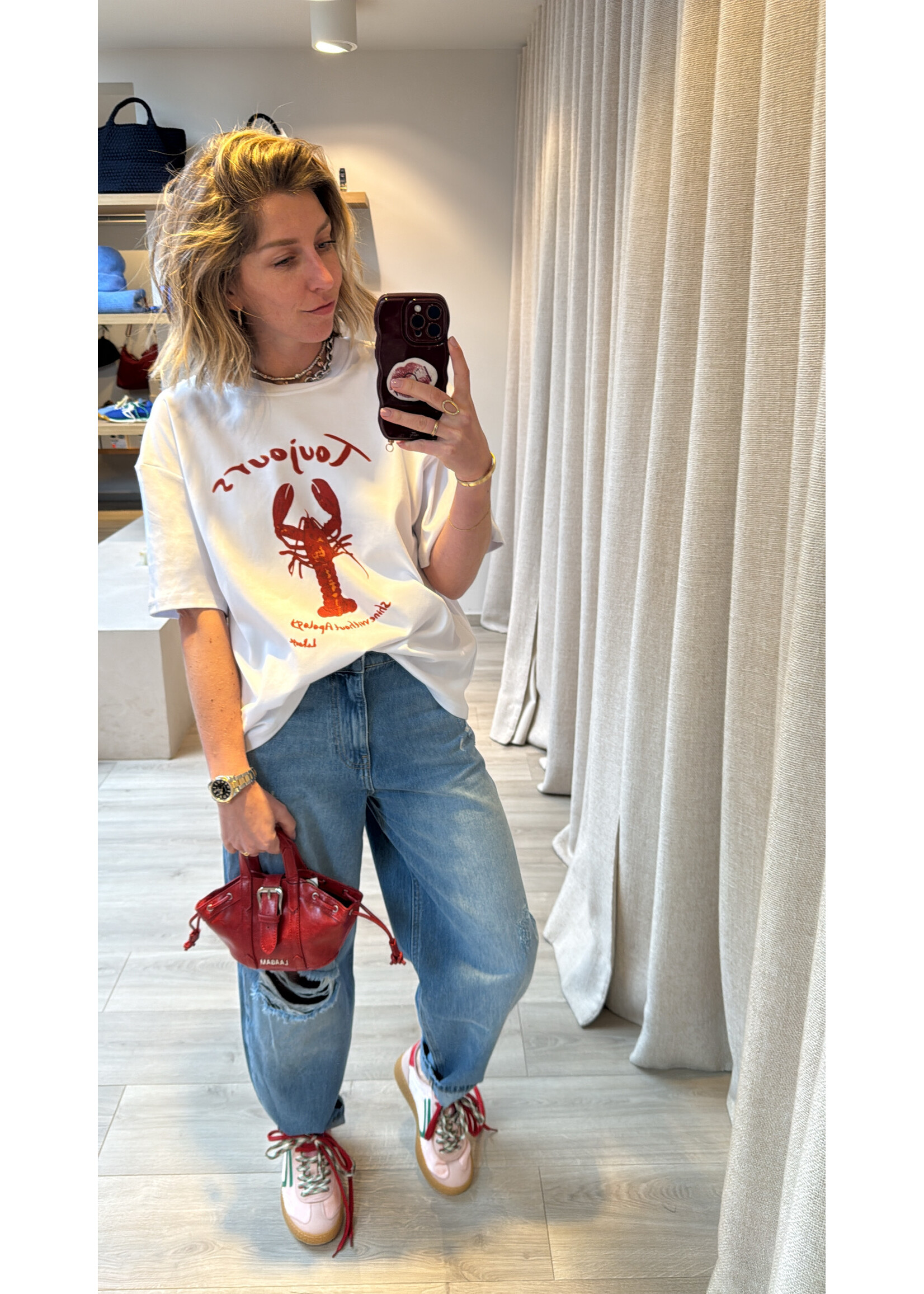 LA ROUGE LR T-SHIRT WHITE/