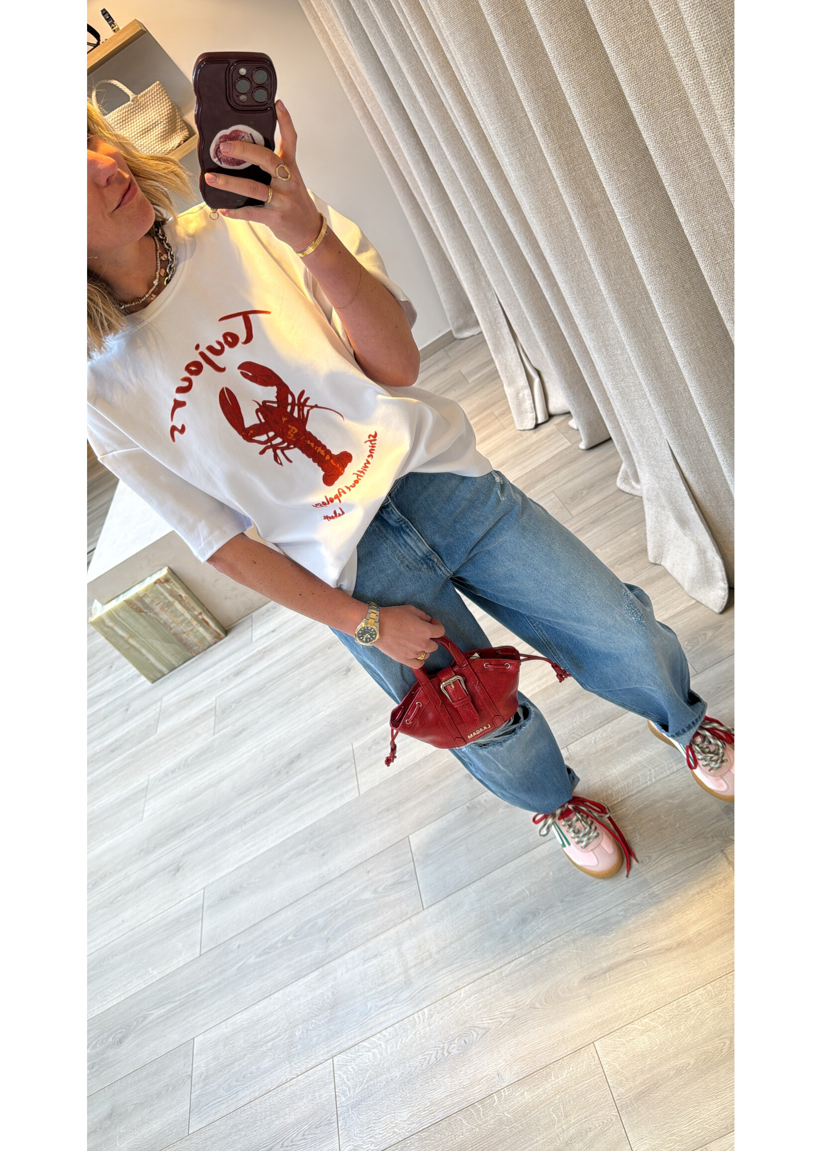 LA ROUGE LR T-SHIRT WHITE/
