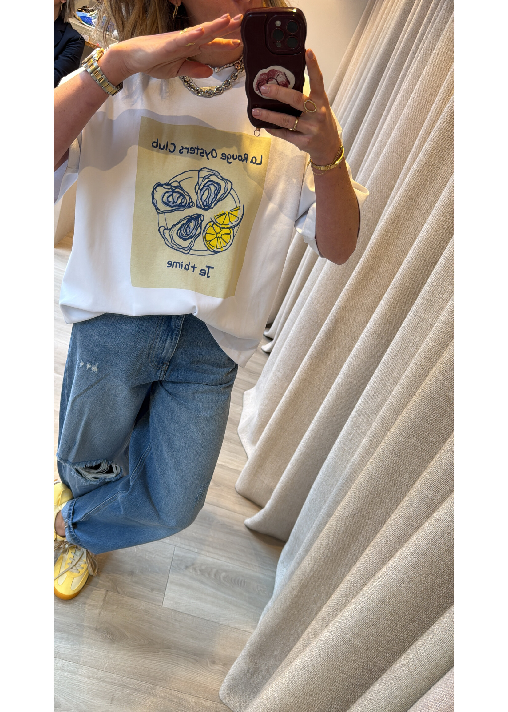 LA ROUGE LR T-SHIRT WHITE/