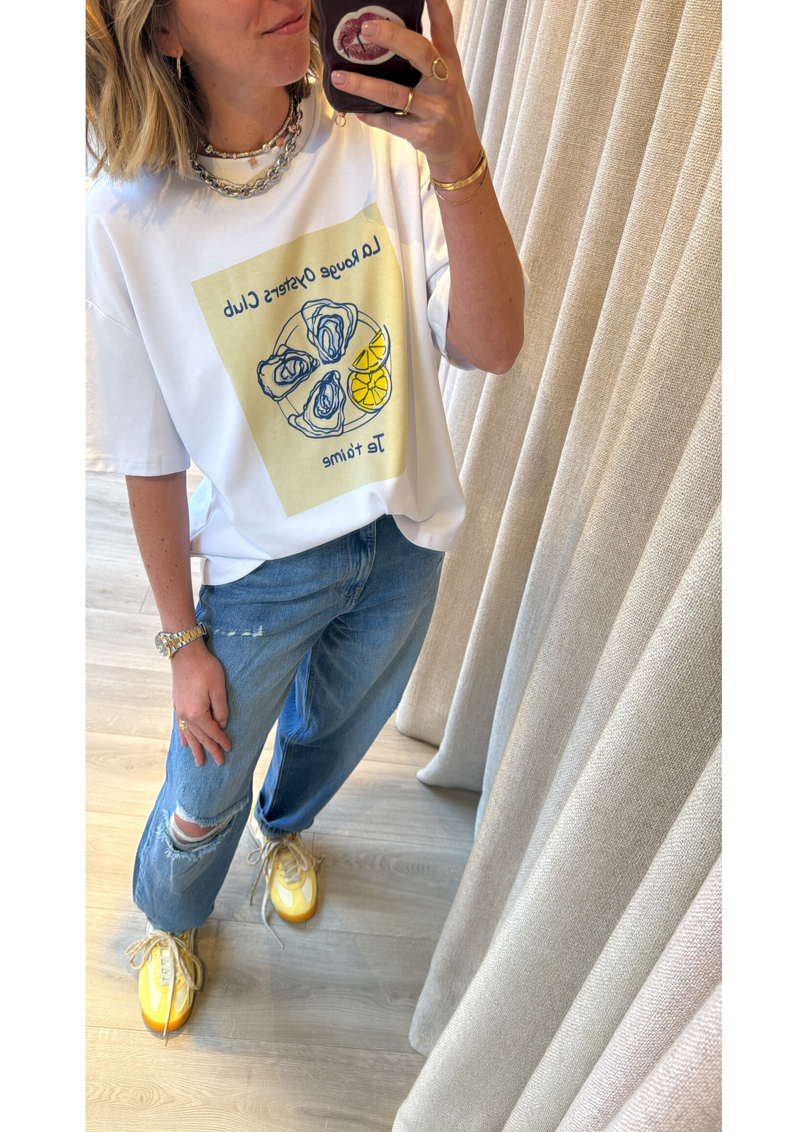 LA ROUGE LR T-SHIRT WHITE/