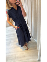 LA ROUGE LR VILMA DRESS NAVY  LR1833
