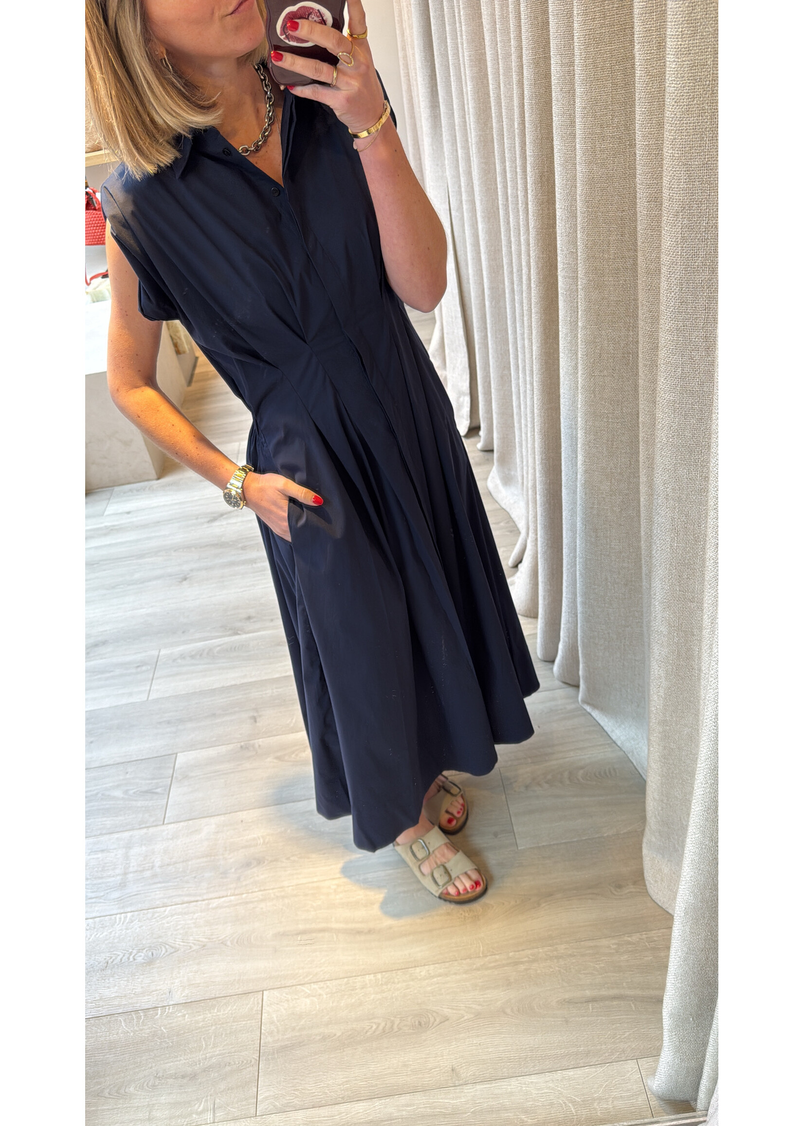 LA ROUGE LR VILMA DRESS NAVY  LR1833