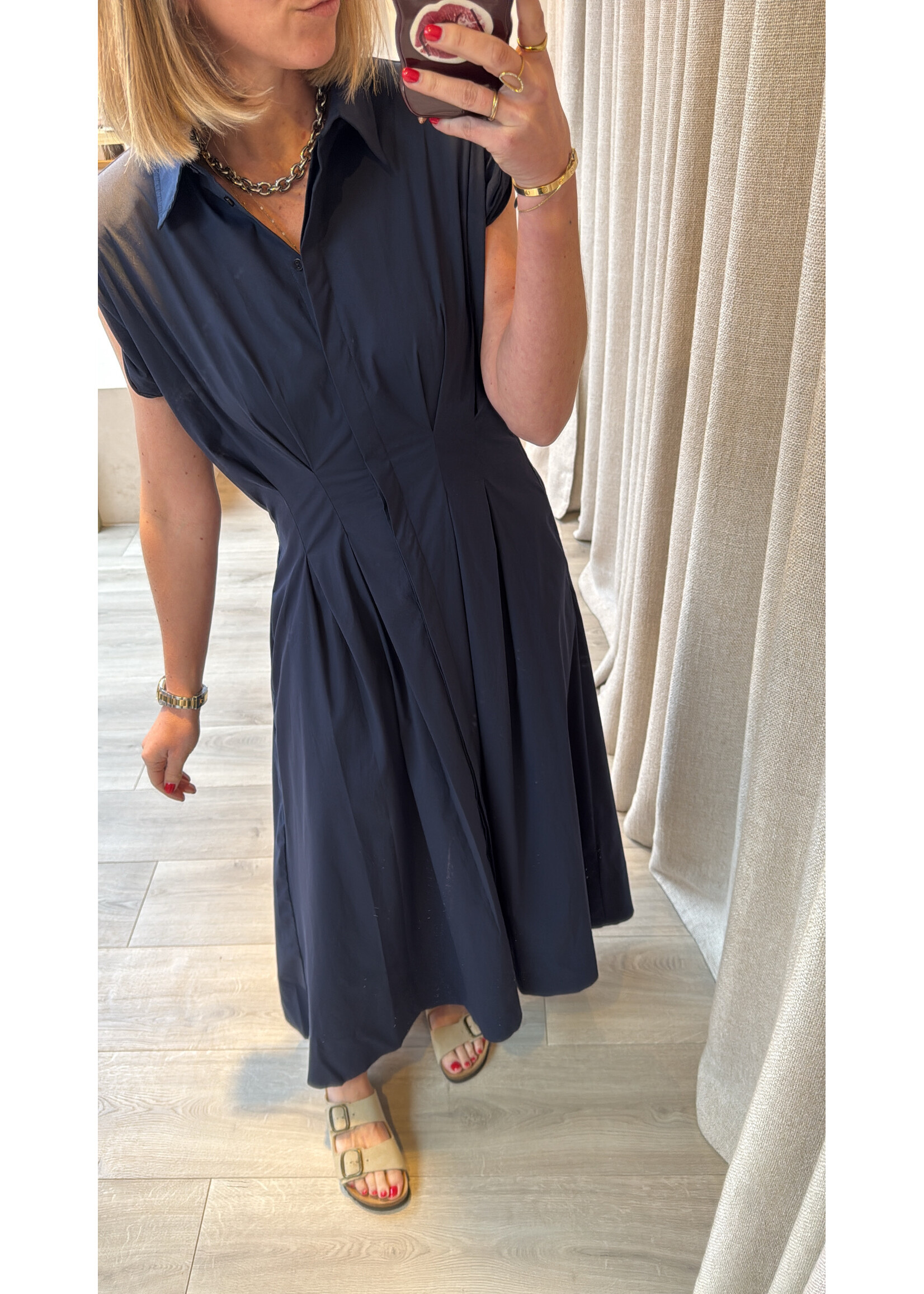 LA ROUGE LR VILMA DRESS NAVY  LR1833