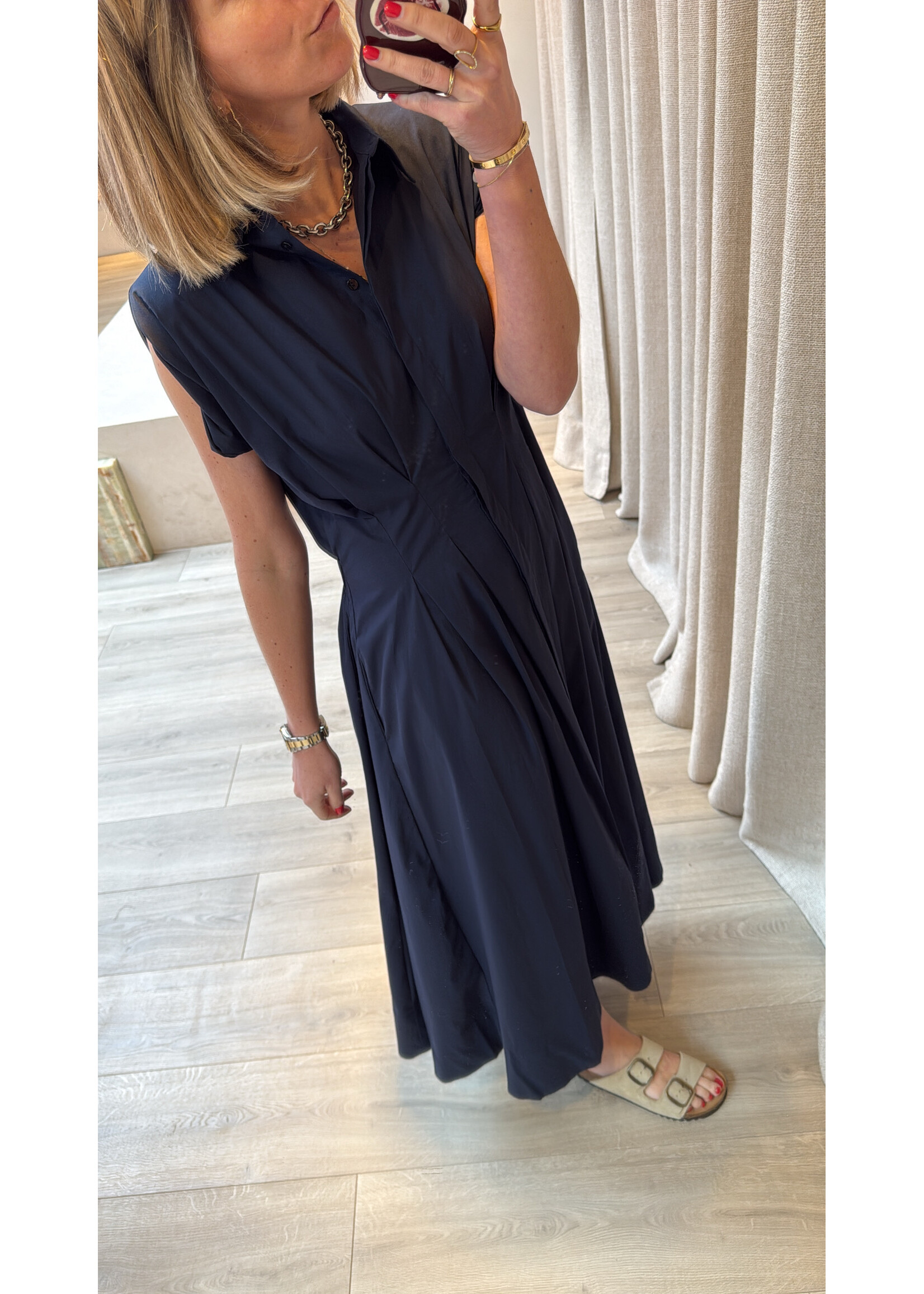 LA ROUGE LR VILMA DRESS NAVY  LR1833