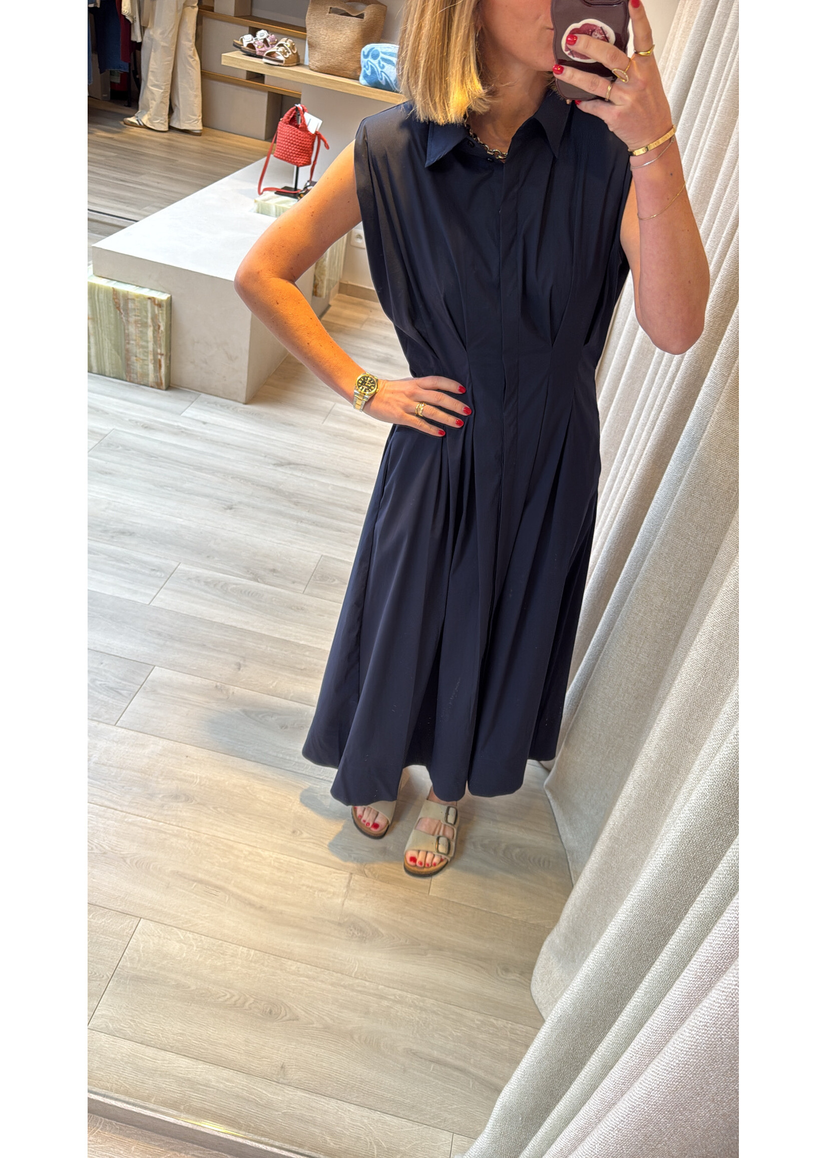 LA ROUGE LR VILMA DRESS NAVY  LR1833