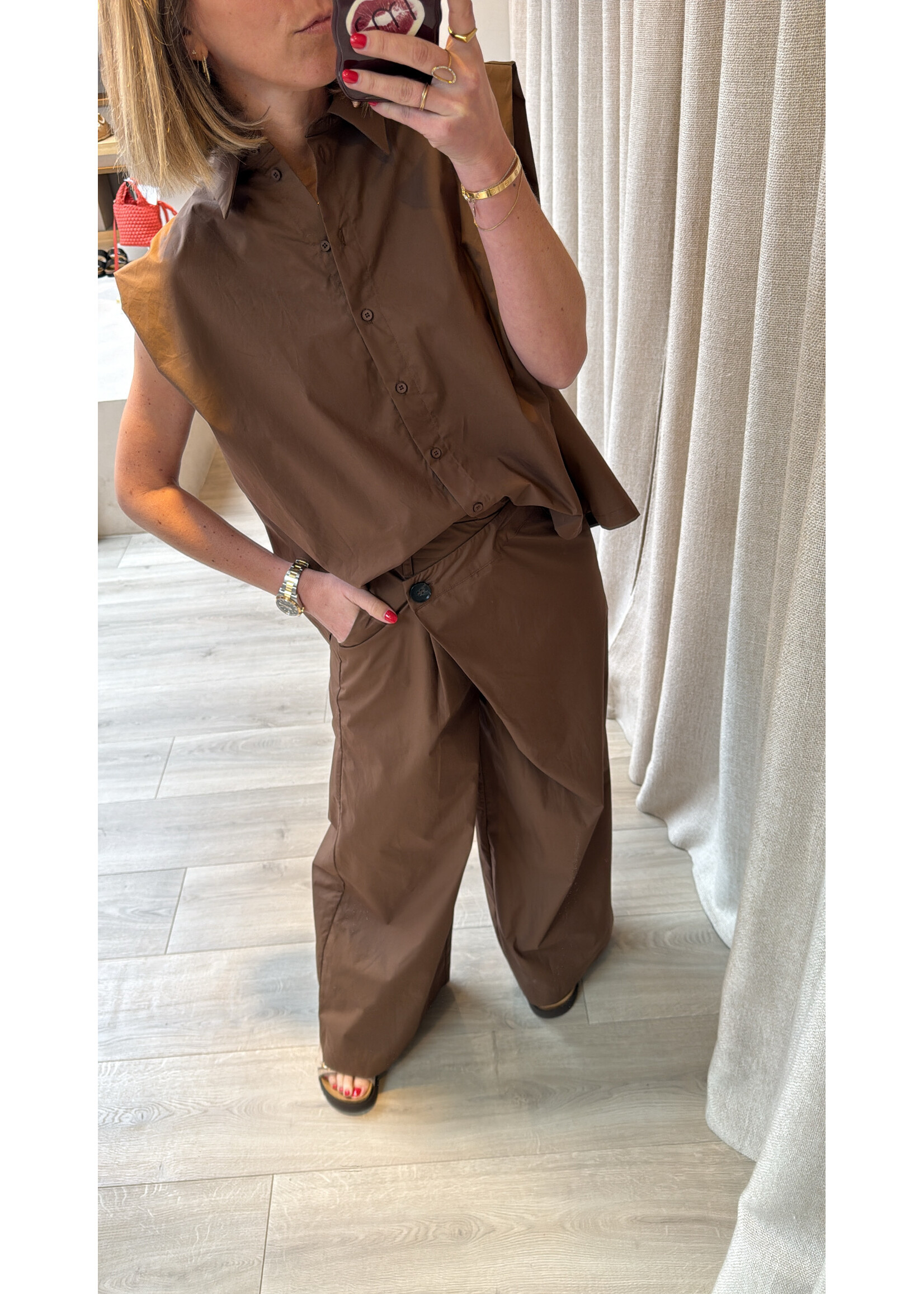 LA ROUGE LR PIA SL BLOUSE LR1666