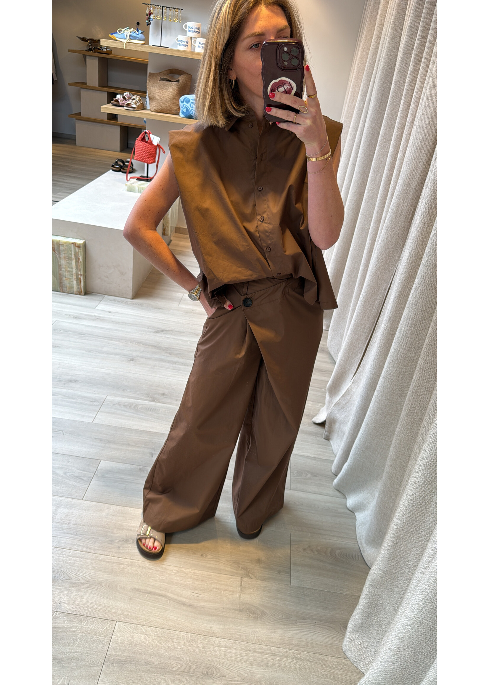 LA ROUGE LR PIA SL BLOUSE LR1666