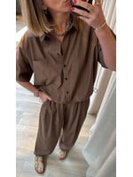 LA ROUGE LR CILLE PANTS BROWN