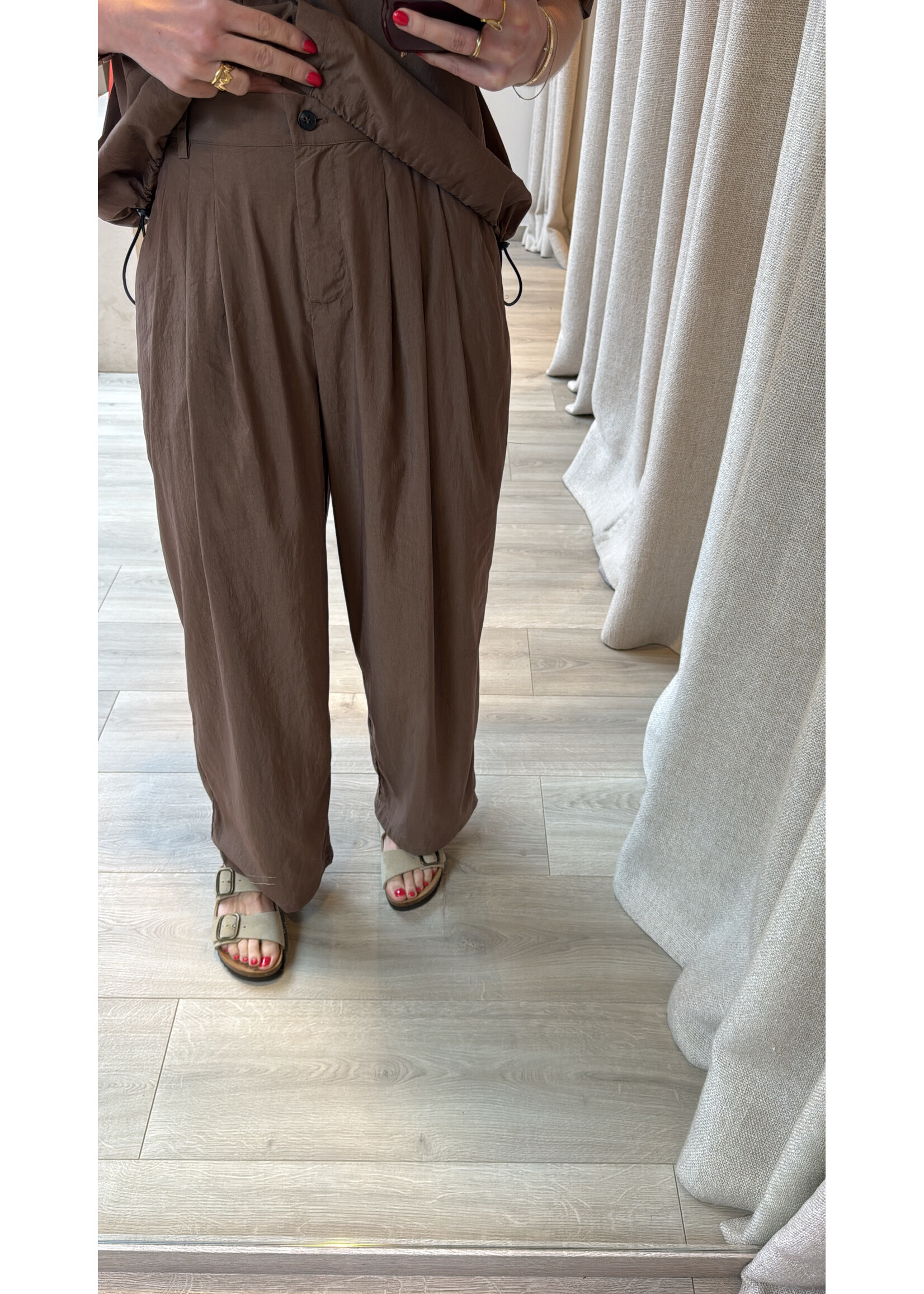 LA ROUGE LR CILLE PANTS BROWN
